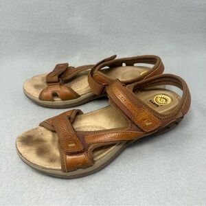 Earth Spirit Sport Gelron 2000 Brown Leather Sandals women’s Size 41 Adjustable